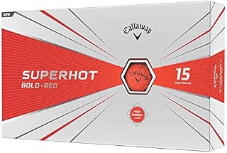 Callaway Golf 2020 SuperHot Bold Matte Golf Balls (Red)