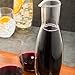 Restaurantware Forma 30 Ounce Glass Carafe 1 Double Wall Glass Water Carafe - Built-In Spout Does Not Chip Clear Glass Drink Pitcher Reusable For All Types Of Drinks