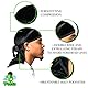 Veeta Herren Velvet Durag, Schwarz, Einheitsgröße