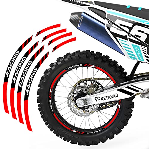 Kit décalcomanies jante moto Honda CRF 250RX pour sorties enduro