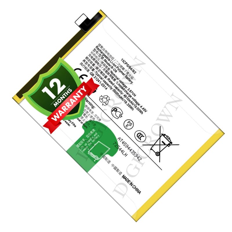 Image of Original B-O8 Battery Compatible for Vivo Y51 2020 December (V2030) - (5000mAh) - 1 Year Warranty