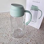 Mizvsitrd-Large-Capacity-650ml-Oil-cruets-Automatic-Opening-with-Non-Slip-Handle-Does-not-drip-Oil