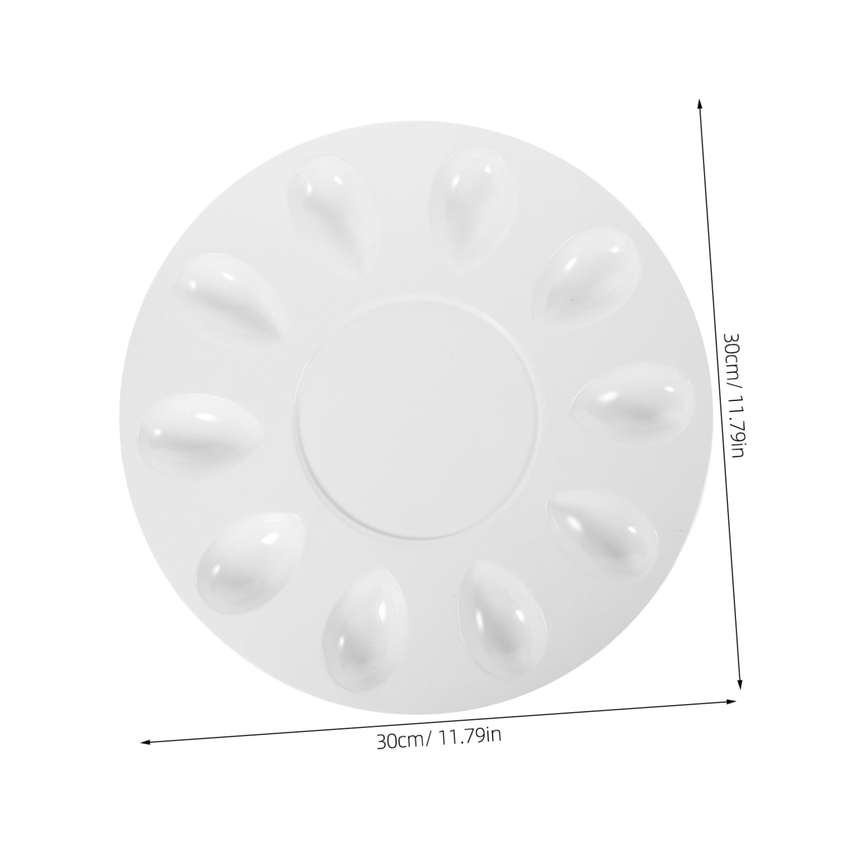 SOLUSTRE Deviled Egg Tray Serving Platter for Parties Lightweight Egg Holder Versatile Design for Storage and Easy Cleaning for Entertaining