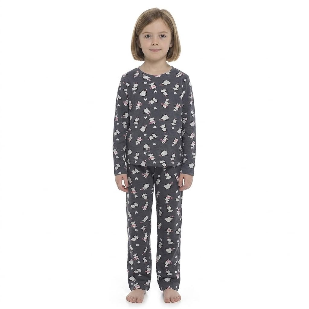 A2Z 4 Kids Ragazze Morbido Cotone Due Pezzi Set Pigiama con Elastico Comodo Pigiama da Notte Abbigliamento Casa Set Pjs per Bambini età 7–8, 9–10, 11–12, 13 Anni