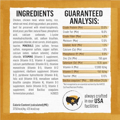 Image of Purina Beyond Natural Dry Cat Food Wholesome Ingredients for Whole Health White Meat Chicken and Whole Oat Meal Recipe - 6 lb. Bag (Pack of 2)