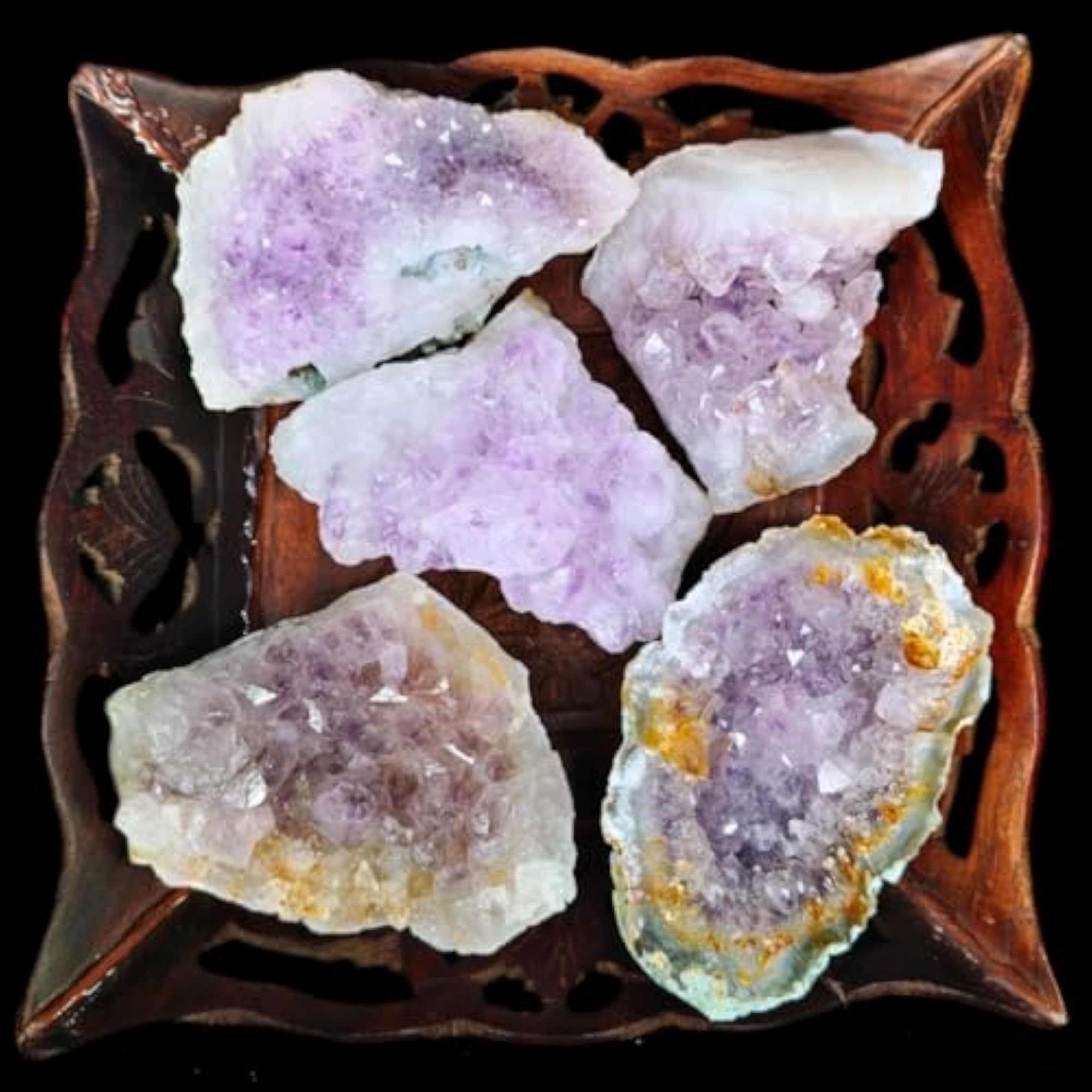 Natural Amethyst Crystal Cluster for Reiki and Healing
