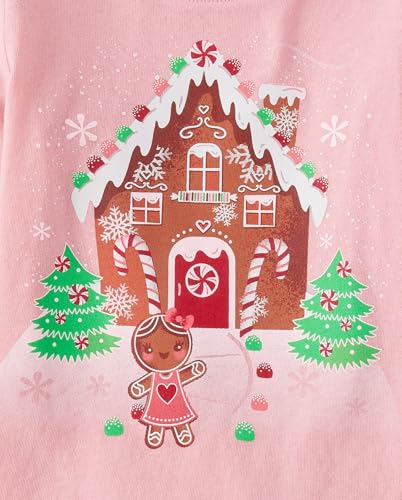Image of The Children's Place Baby and Toddler All Holidays,Birthdays Long Sleeve Graphic T-Shirts,2 Pack