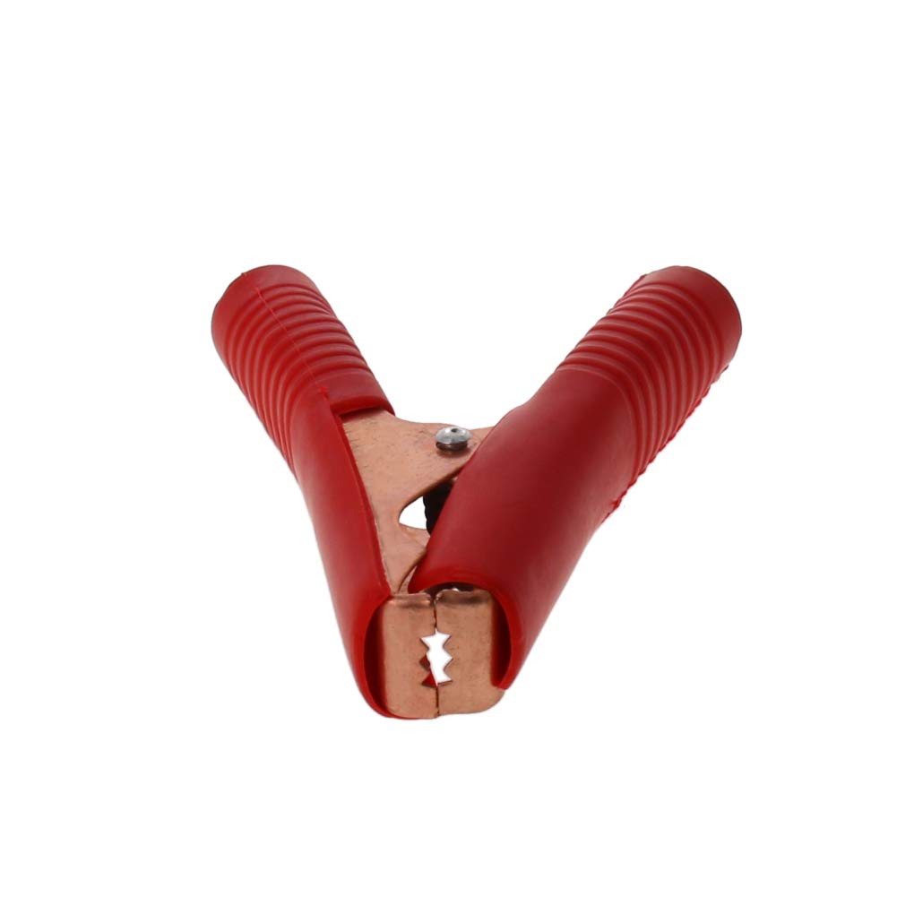 Fielect 100A Heavy-Duty Insulated Alligator Clips,Battery Crocodile Electrical Test Clamps,Battery Charger Clamp for Car Auto Vehicle Boat Red