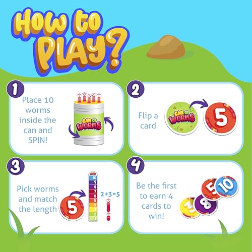 Can of Worms Juego Educativo Infantil de Matemáticas miniatura 5