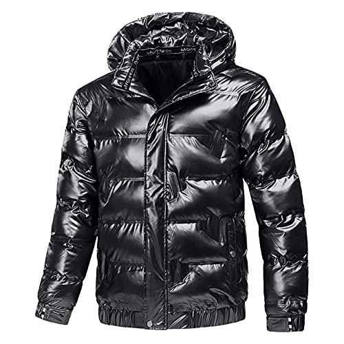 Vogstyle Herren Mantel Neu Wolljacke Lang Umlegekra Produktbild-Vorschau 4