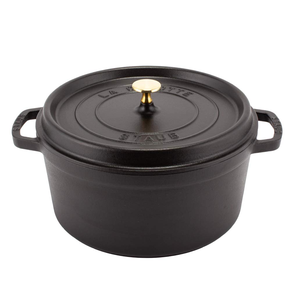 Staub ストウブ　28cmピコココット ラウンド USED ストウブ(Staub) ストウブ ピコ ココット ラウンド ブラック 28cm IH対応