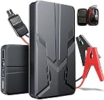 YiYLunneo Car Jump Starter 30000mAh Power Bank Car Battery Booster Pack 12V Emergency Auto Jump Box with LED Light Portable Starting Device for Vehicles, SUV Up to 6-Liter Gasoline (Black)