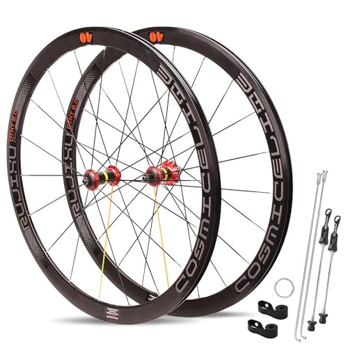 700C [hoCNzC[Zbg 40mm/50mm _uEH[A~ C/Vu[L NCbN[XtgAzC[ 8-11Xs[hJZbg18/21HɑΉ(Red,40mm)