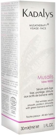 Kadalys Musalis 1st Wrinkles - Serum Organic - Green Banana, 1.01 Fl Ounce