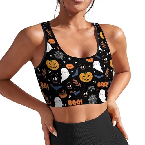 Womens Sports Bra Padded Workout Slimming Tank Tops for Women with Built in Bra U Neck Fitness Size Running Yoga Top