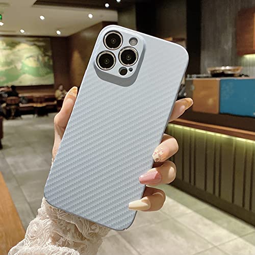 Coque fibre de carbone iPhone 13 Pro Max anti-rayure avec protection objectif