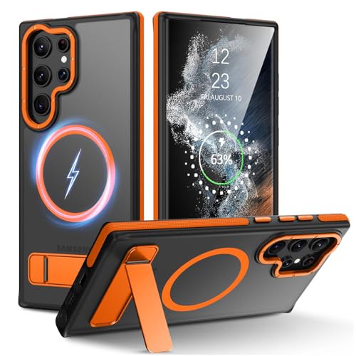 Coque translucide Samsung S23 Ultra magnétique antidérapante