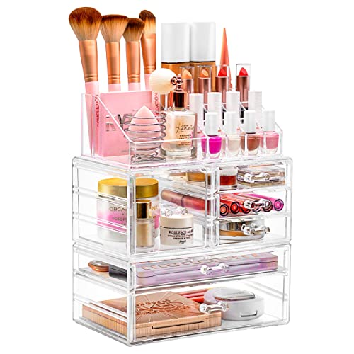 Sorbus Large Clear Makeup Organizer...