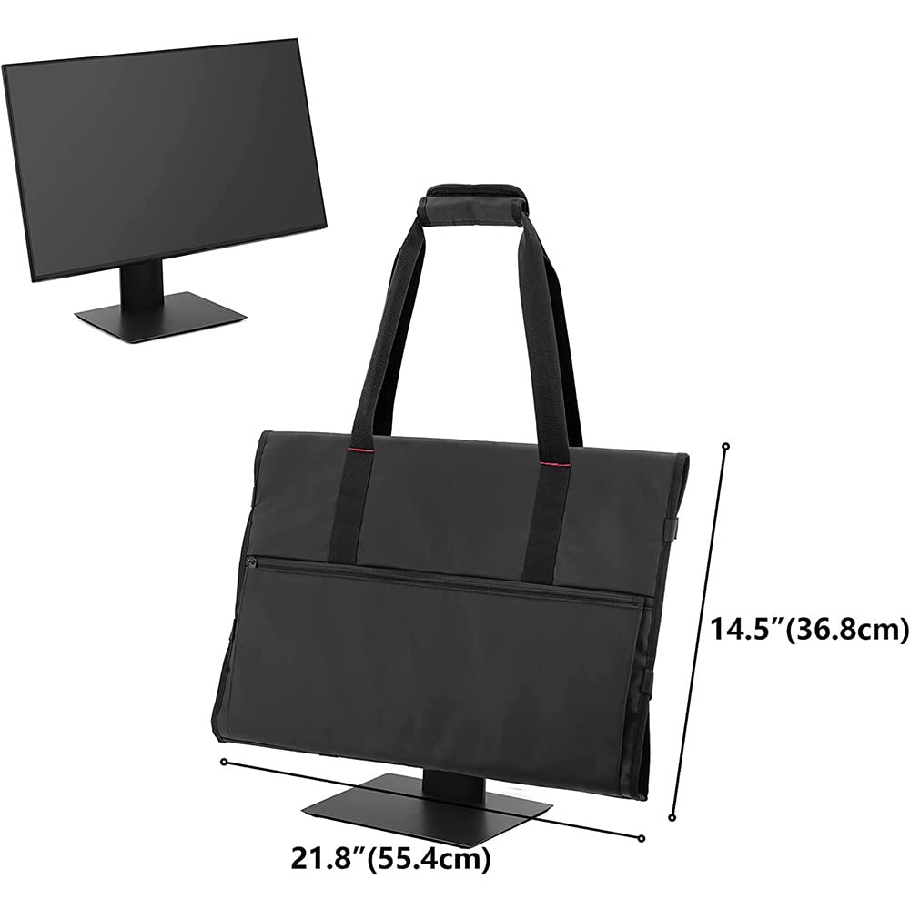 Sac de Transport pour éCrans et Moniteurs LCD 24 Pouces, éTui de Protection Convient pour Moniteur 24 Pouces, Noir