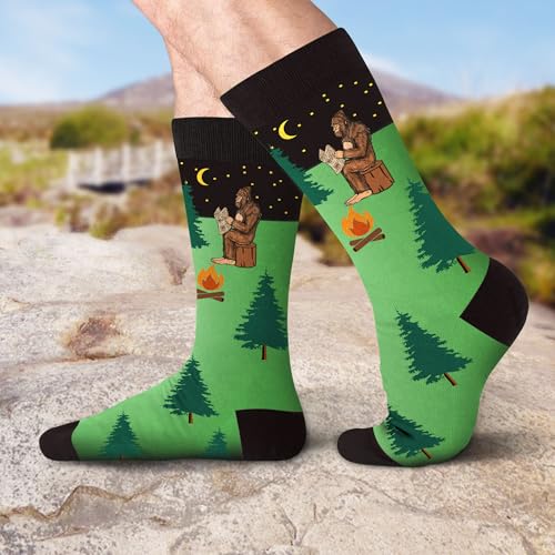 Image of VICRAZY Father Day Gifts for Husband, Dad, Grandpa, Men - First Mother's Day for Pregnancy Mom, Wife - Funny Bigfoot gifts
