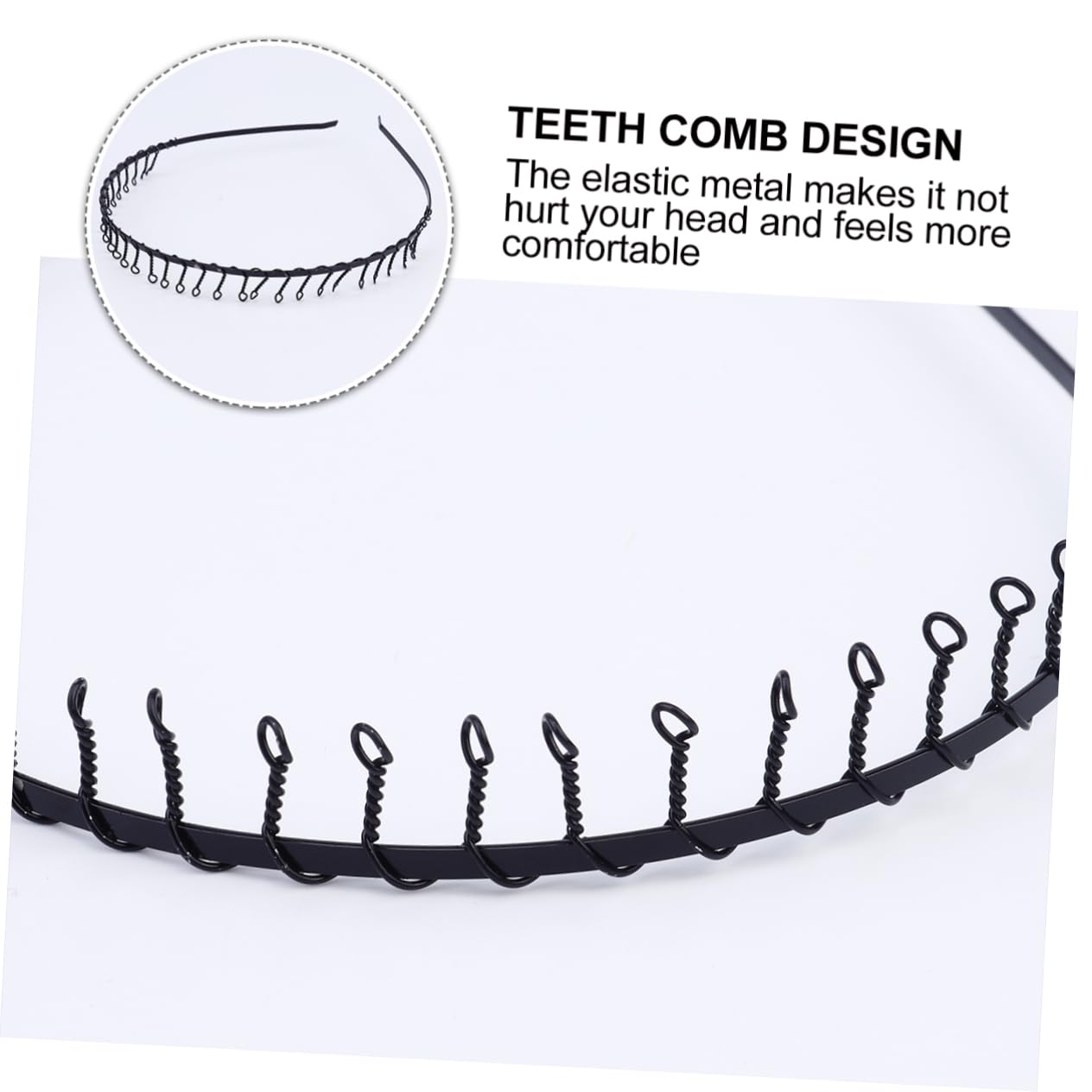 FRCOLOR 0 Pezzi 31 fascia dentata Ragazzi Fascia per cerchietto dentato impugnature zig cerchietti bambina accessori per cerchio per pettine a denti di ferro