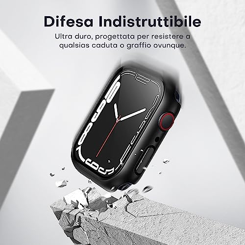 TAURI 2 Pezzi Cover Apple Watch 9 41mm e Cover