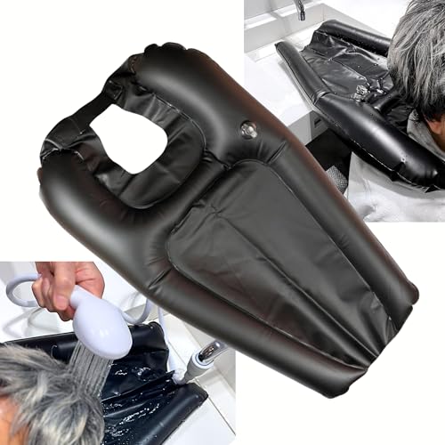 EURI | Lavacabezas Portátil para Casa | Lavar Cabeza Ancianos Personas Encamadas Dependientes Embarazadas| Lavacabezas Portátil | Lavacabezas Hinchable| Lavabo Portátil Cama y Silla| Adultos y Niños