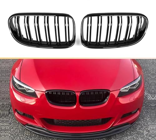 Calandre avant double barre noire E92 E93 pour remplacer grilles usées