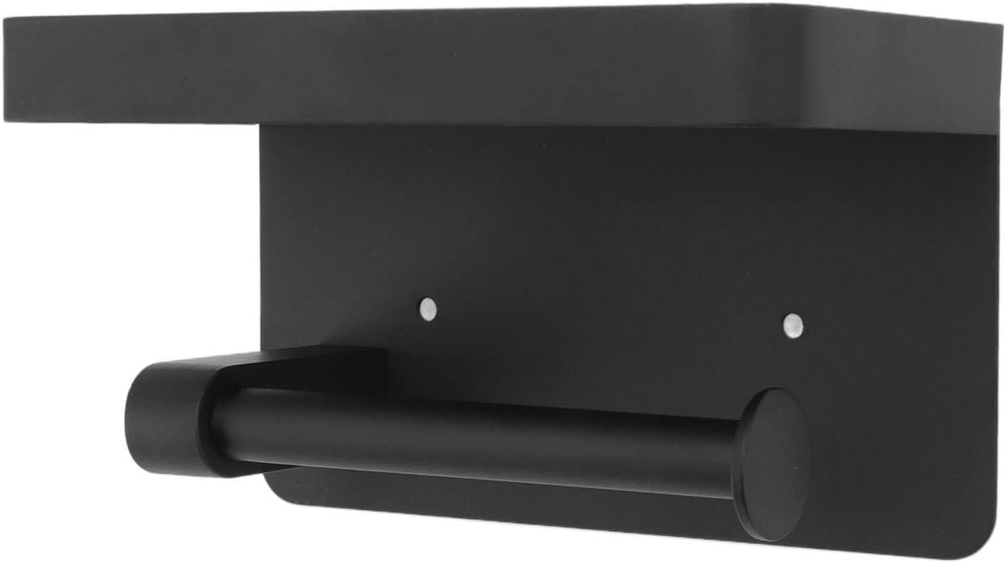 Stainless Steel Wall - Mount Toilet Paper Holder with Mounting Hardware, Essential Bathroom Accessory for RVs and Homes,Type 2