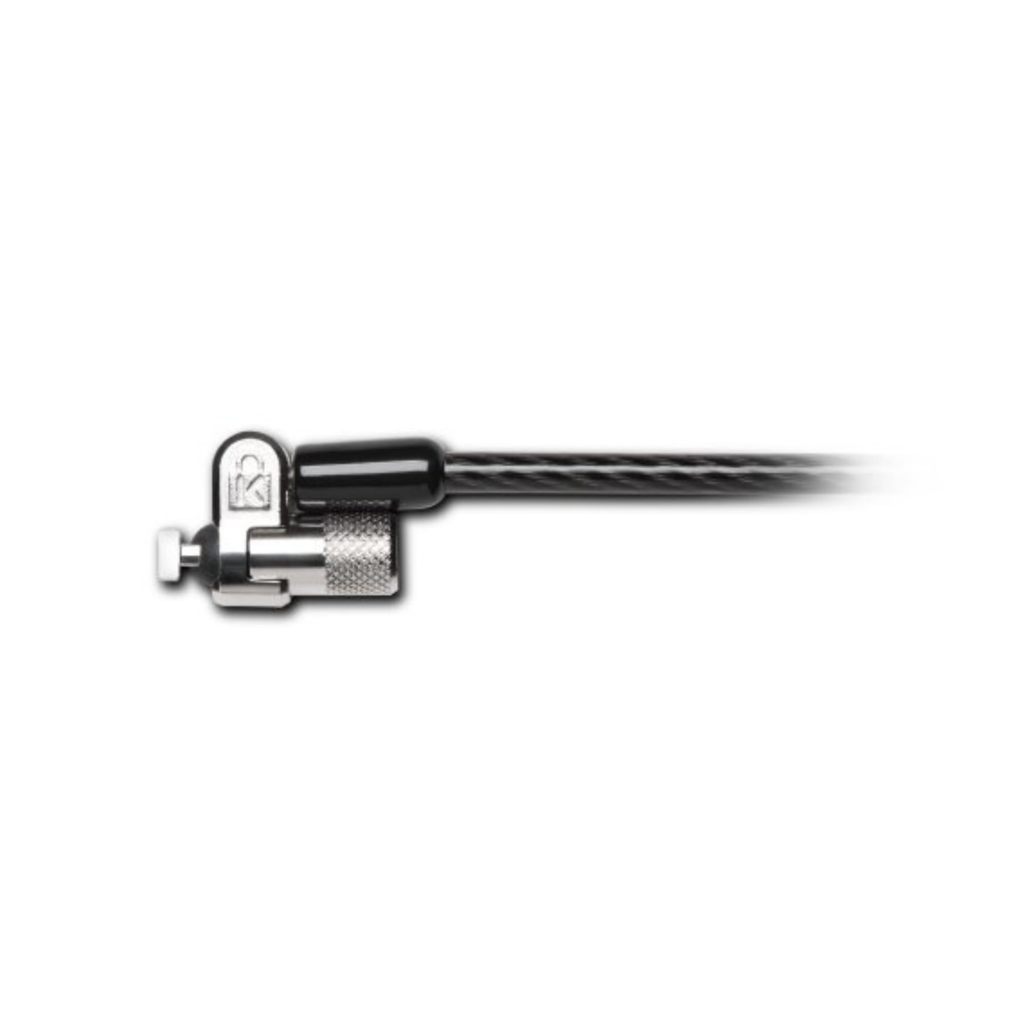 Kensington MicroSaver 2.0 - Cable antirrobo (Negro, Metálico, Llave, Portátil, Barra en T, Carbono, Acero, 1 cm)