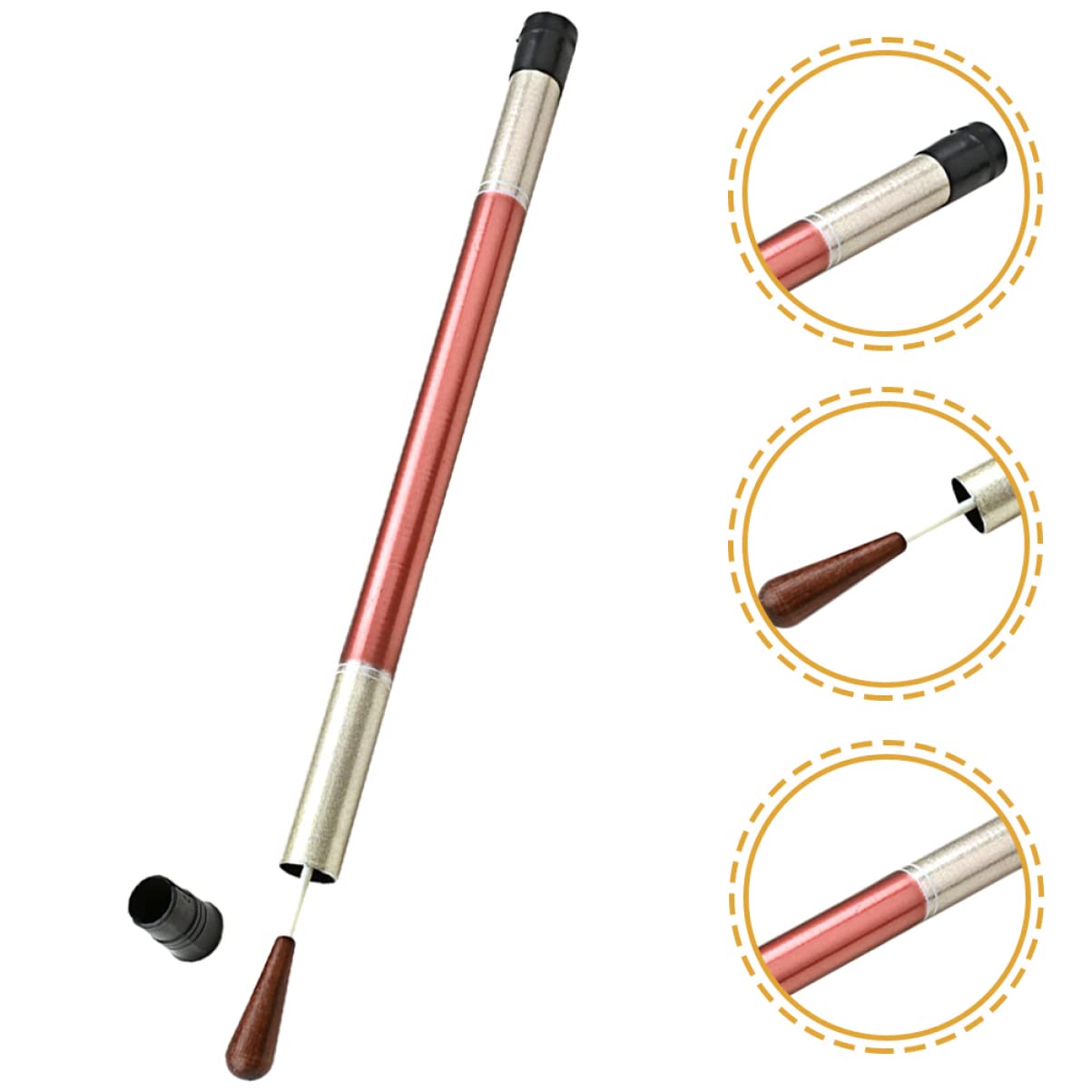 HEMOTON Conductor for Show Performance Wooden Handle Led Light Perfect for Outdoor Events