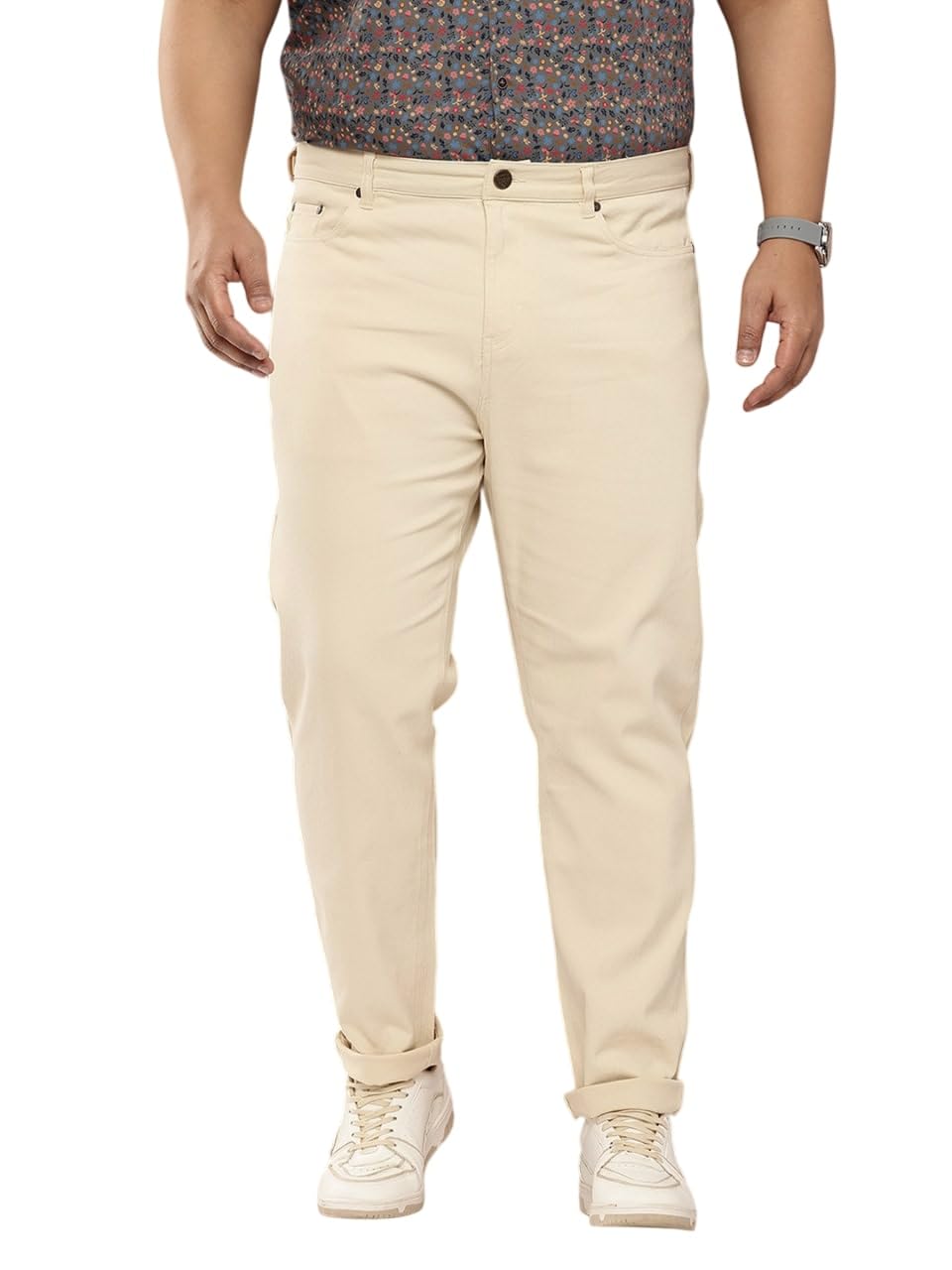 thomas scott Men's | Regular Fit | 100% Cotton | Soft Breathable | Chino | Trouser Pants for Men (Plus Size)-picture-20