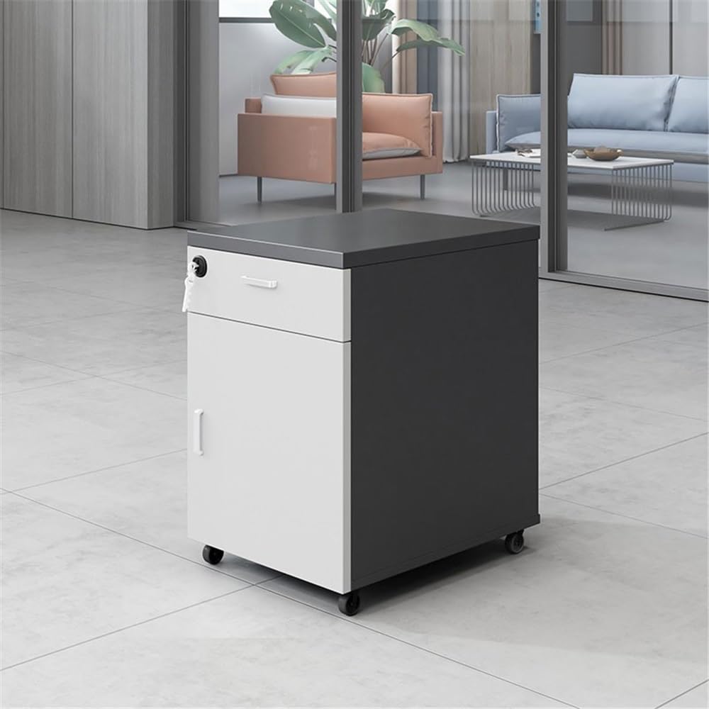 Organizzatore bianco per schedario per scrivania da ufficio per accessori per computer e supporto per stampante Mobili da ufficio Armadio informativo Organizzatore di attività per Home Office File