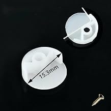 Clear Mirror Holder Clips 20pcs Frameless Glass Retainer Kit Wall Mounting Hardware for 1/4 Inch Mirrors Pictures Art PanelsC 20pcs
