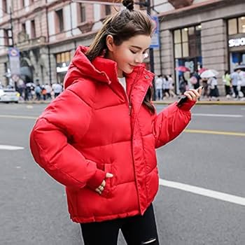 Korean Style Winter Women Down Jacket Oversize Loose Hooded