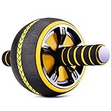 ABローラーホイール コアマッスルトレーニング 腹筋トレーニング 腹筋エクササイズホイール ホームジムフィットネス用 膝パッド付き