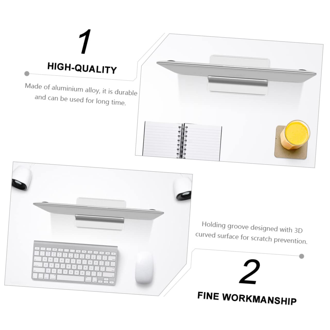 Mipcase 1Pc Adjustable Stand Premium Vertical Holder for Desk Durable Multi Functional Storage Support for Books Ergonomic Design Fits
