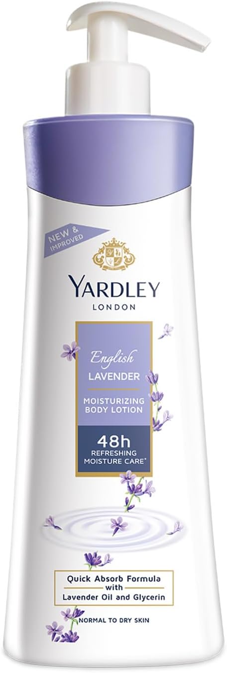 Yardley London – English Lavender Hand & Body Lotion for Women, 350ml Yardley London – English Lavender Hand & Body Lotion for Women, 350ml
