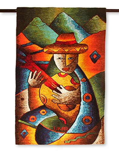 NOVICA 201173 'Love Serenade Alpaca Blend Tapiz