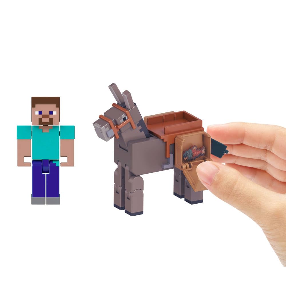 Amazon.com: Mattel Minecraft Action Figures & Accessories 2-Pack