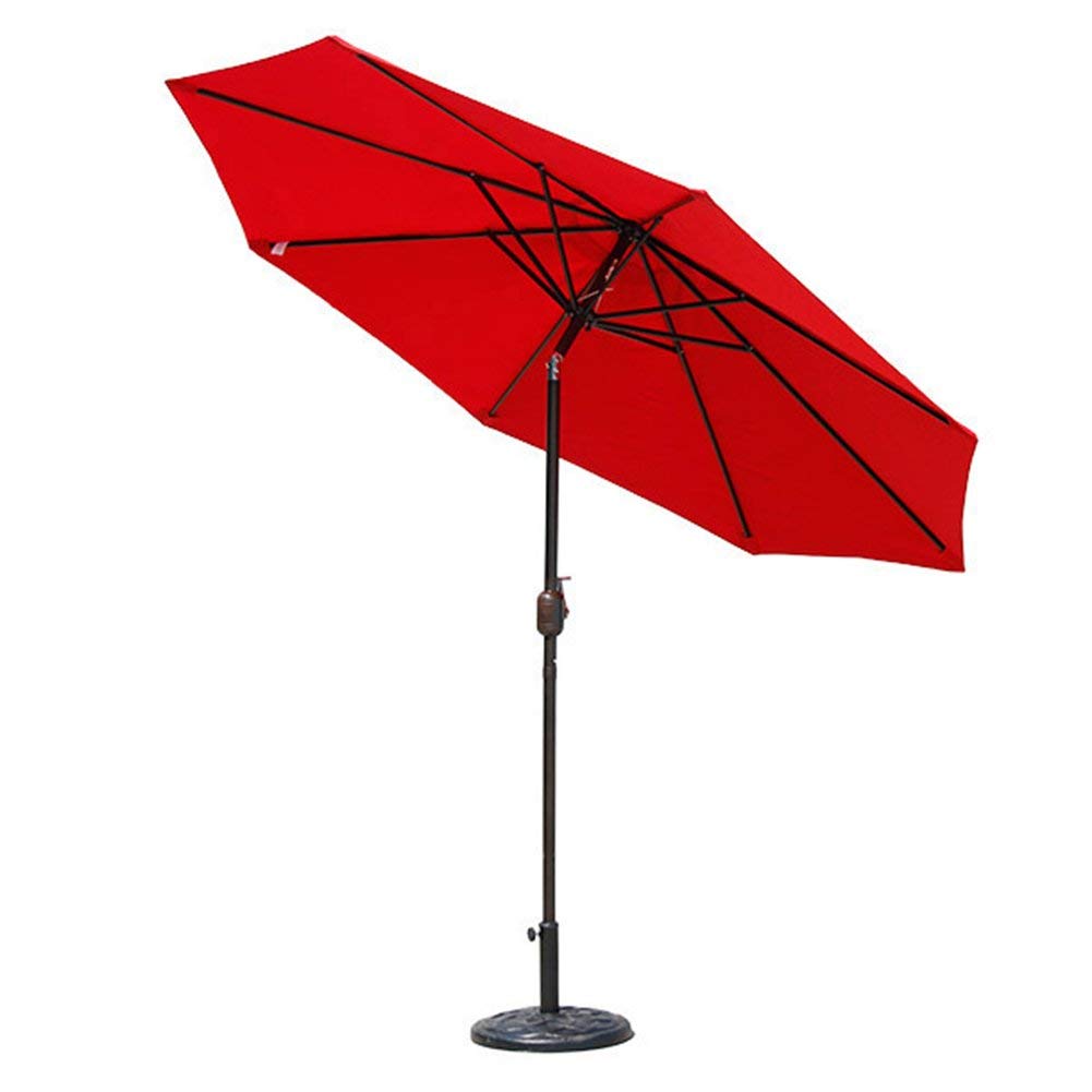 HCZKIUJY Parasols Umbrella Market Patio Outdoor Garden Lawn Table Sun Canopy Sunshine Protective 270cm*230cm, Dark Green