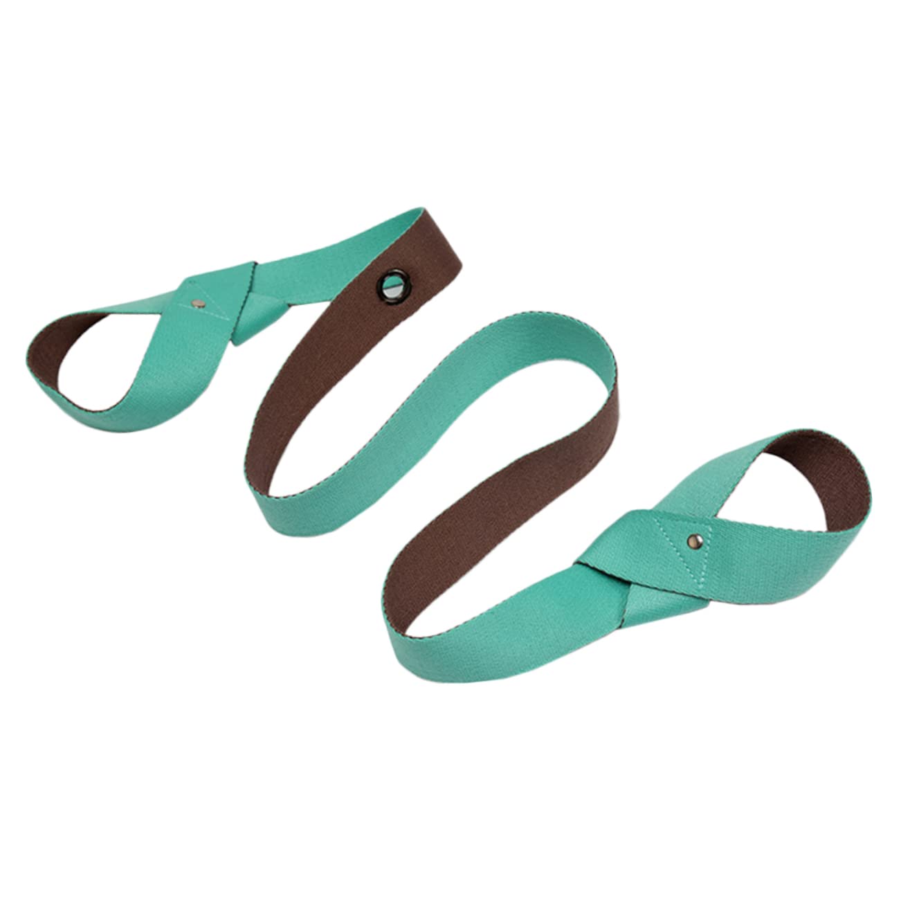 TOYANDONA Yoga Band mit Schlaufen Elastisches Dehnungsband für Yoga und Fitness Tragbar und Vielseitig Einsetzbar für Anfänger und Fortgeschrittene Verbessert Flexibilität und Kraft