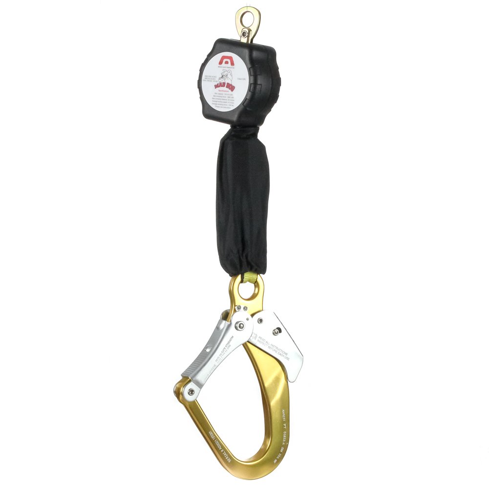 Madaco Mad Dog Roof Construction Fall Protection Heavy Duty Industrial Safety Dual 6' Self Retractable Shock Pack Lanyards SRL-9167C-TWIN60249