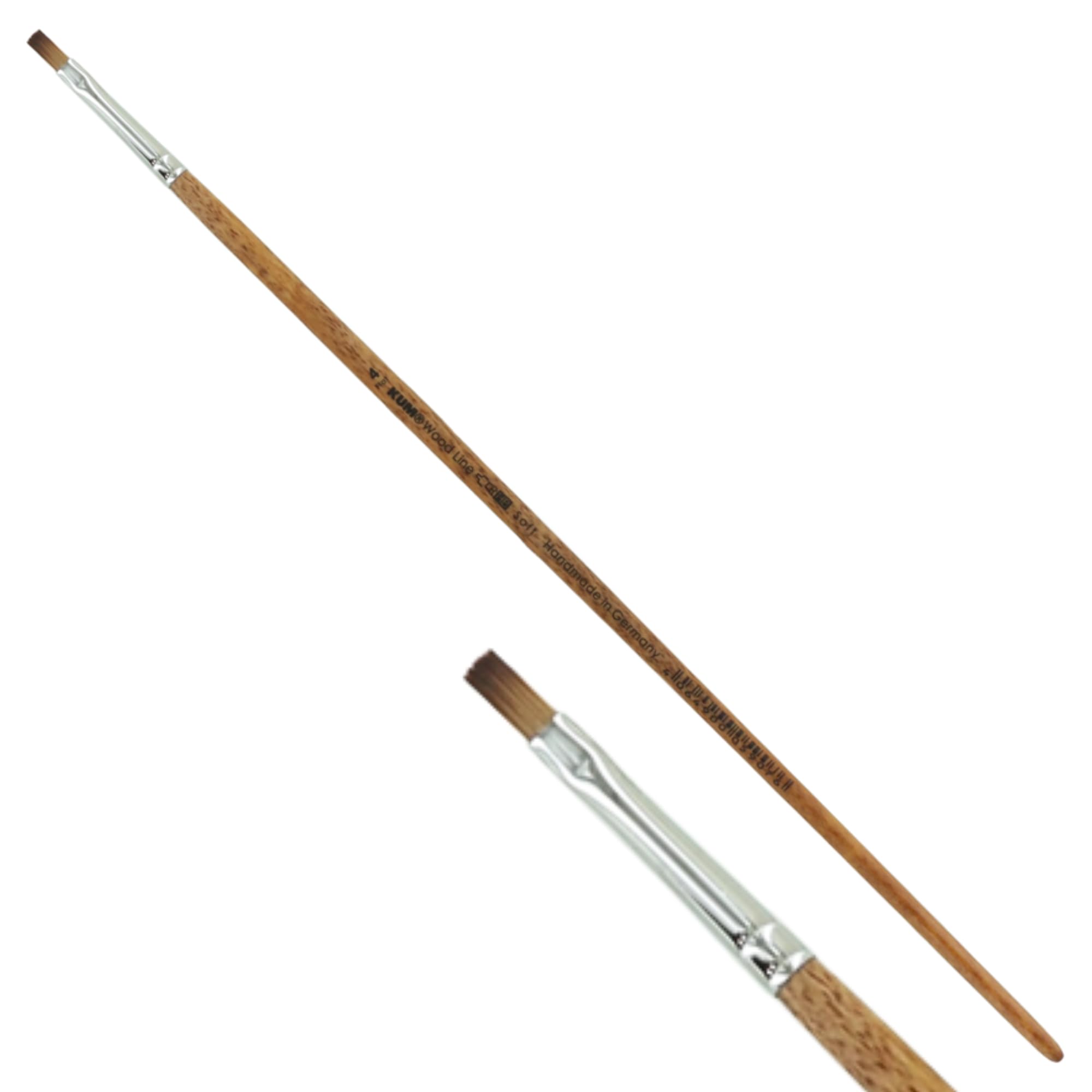 Kum Brush, Wood Synthetic Fibres, Brown, 4 (EU)
