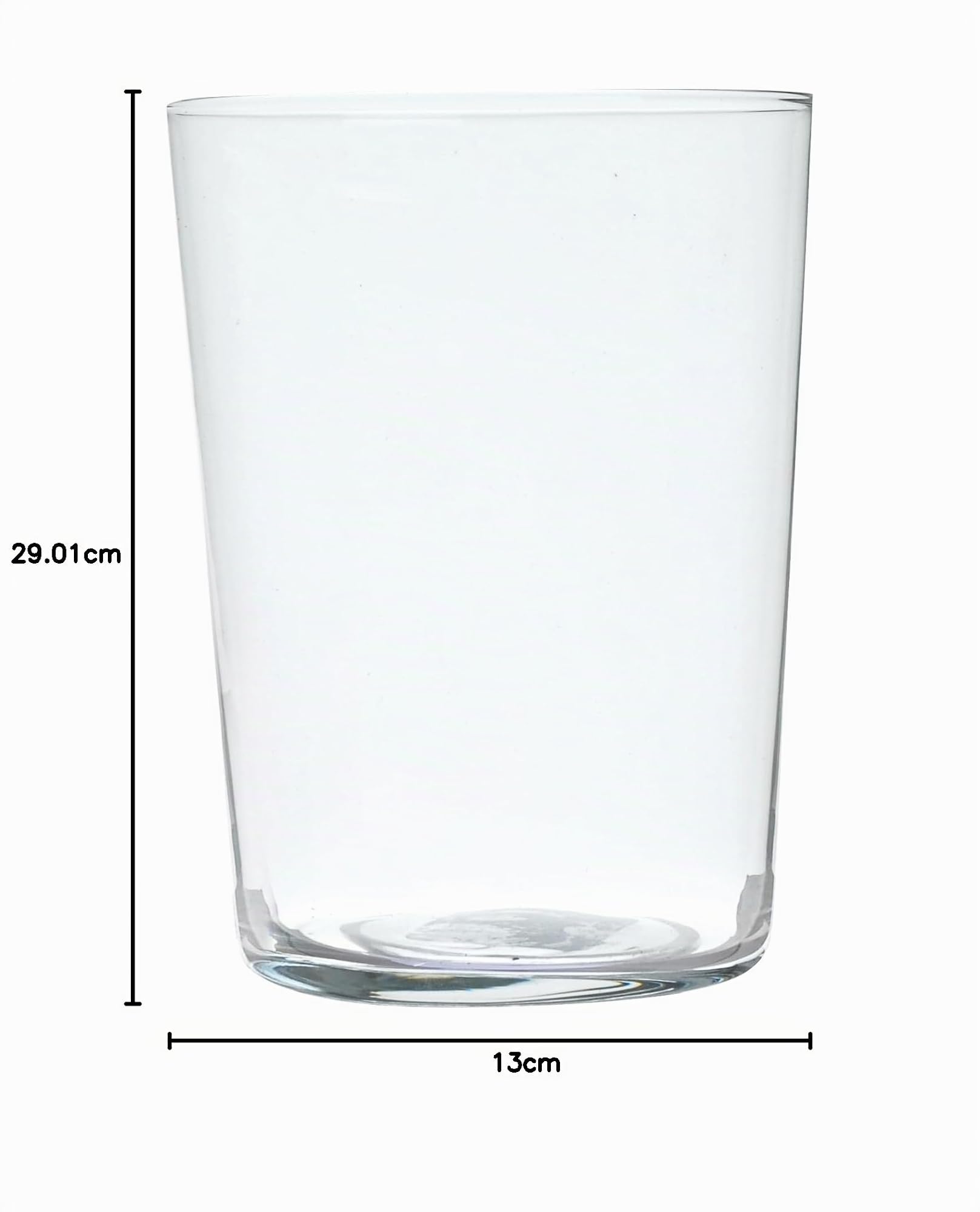 Excelsa New York Set 6 Bicchieri Acqua, Vetro, Trasparente, 550 Ml