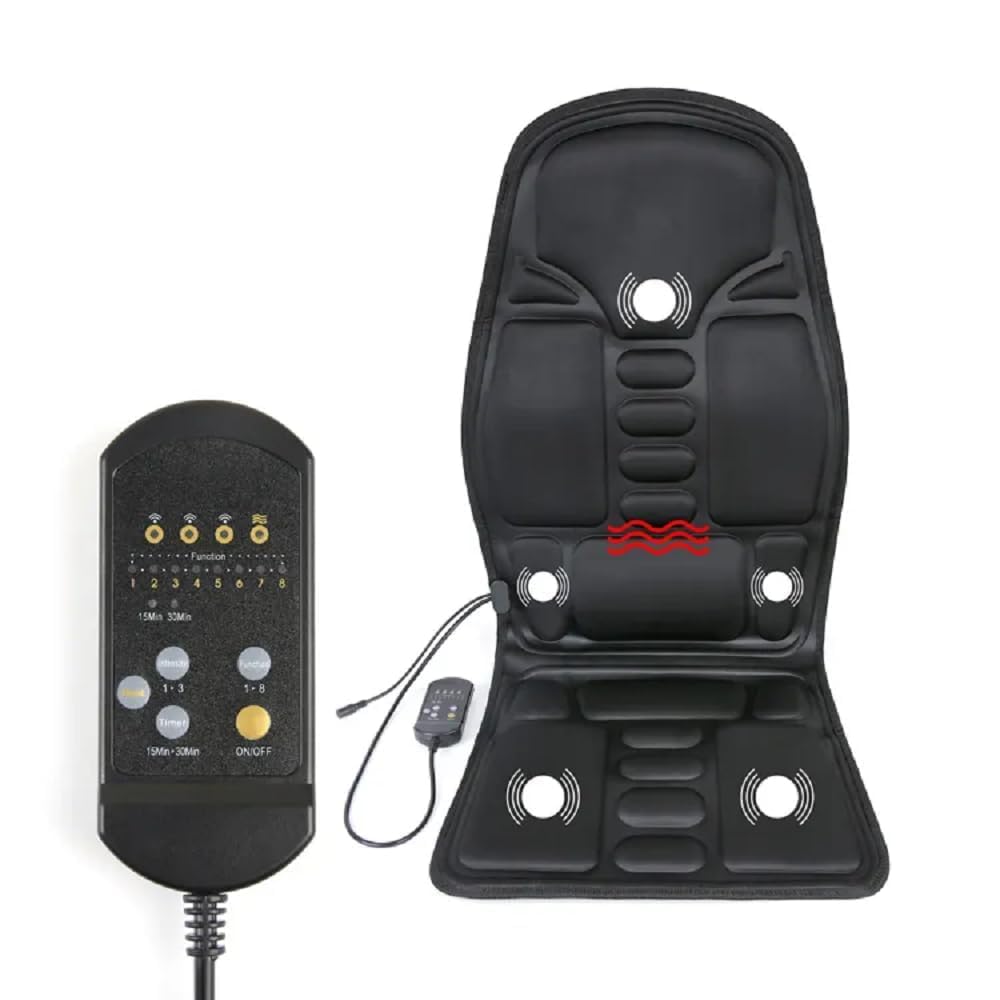 HEBEZON Massger Sheet, Pain Releif Massager Sheet, Full Back Vibration Car Seat Massage Cushion Back Massage Cushion for Home Office (B0CVV3NTG5) Amazon Price History, Amazon Price Tracker
