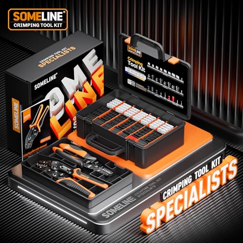 SOMELINE® Kit de conectores de ferramenta de crimpagem, JST-XH/SM/SYP 2,5 mm e conjunto de conectore