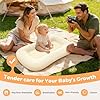 Jylvo Baby Lounger, Portable Baby Lounger for Newborns to 24 Months, Soft & Breathable Infant Nest with Thickened Support, Newborn Baby Essentials Gift for Home and Travel,Gray #4