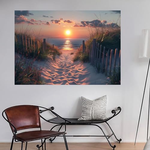 Tableau decoration murale salon FJASKER paysage moderne 60x80cm