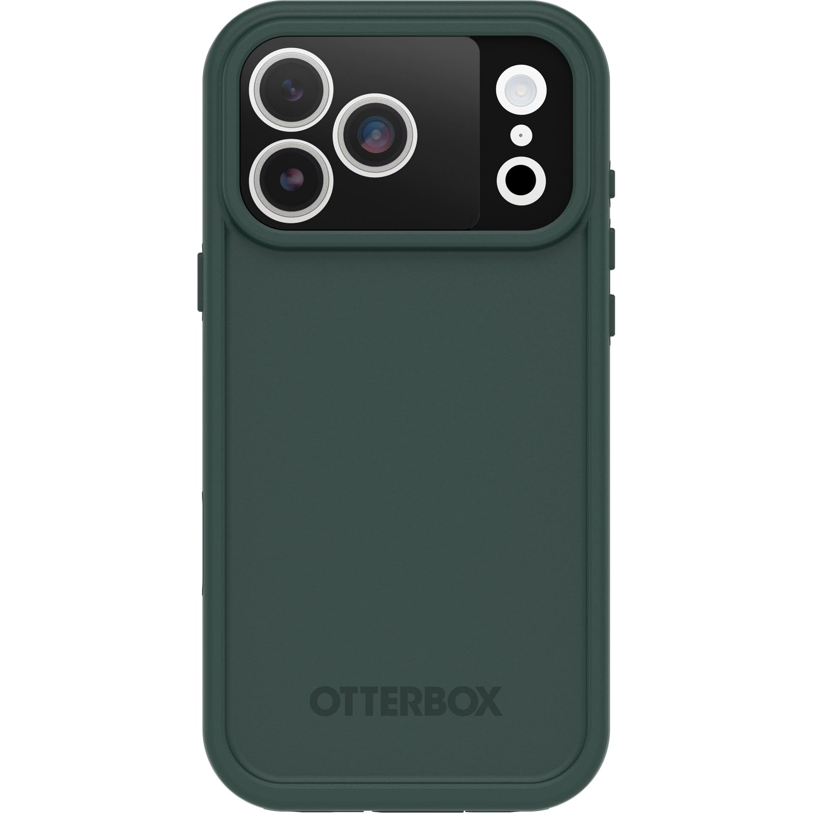 OtterBox Frē Series MagSafe cover per iPhone 17 Pro Max, resistente a acqua (IP68), shock, cover con protezione schermo integrata, 5x vs norme MIL-STD 810G, Verde